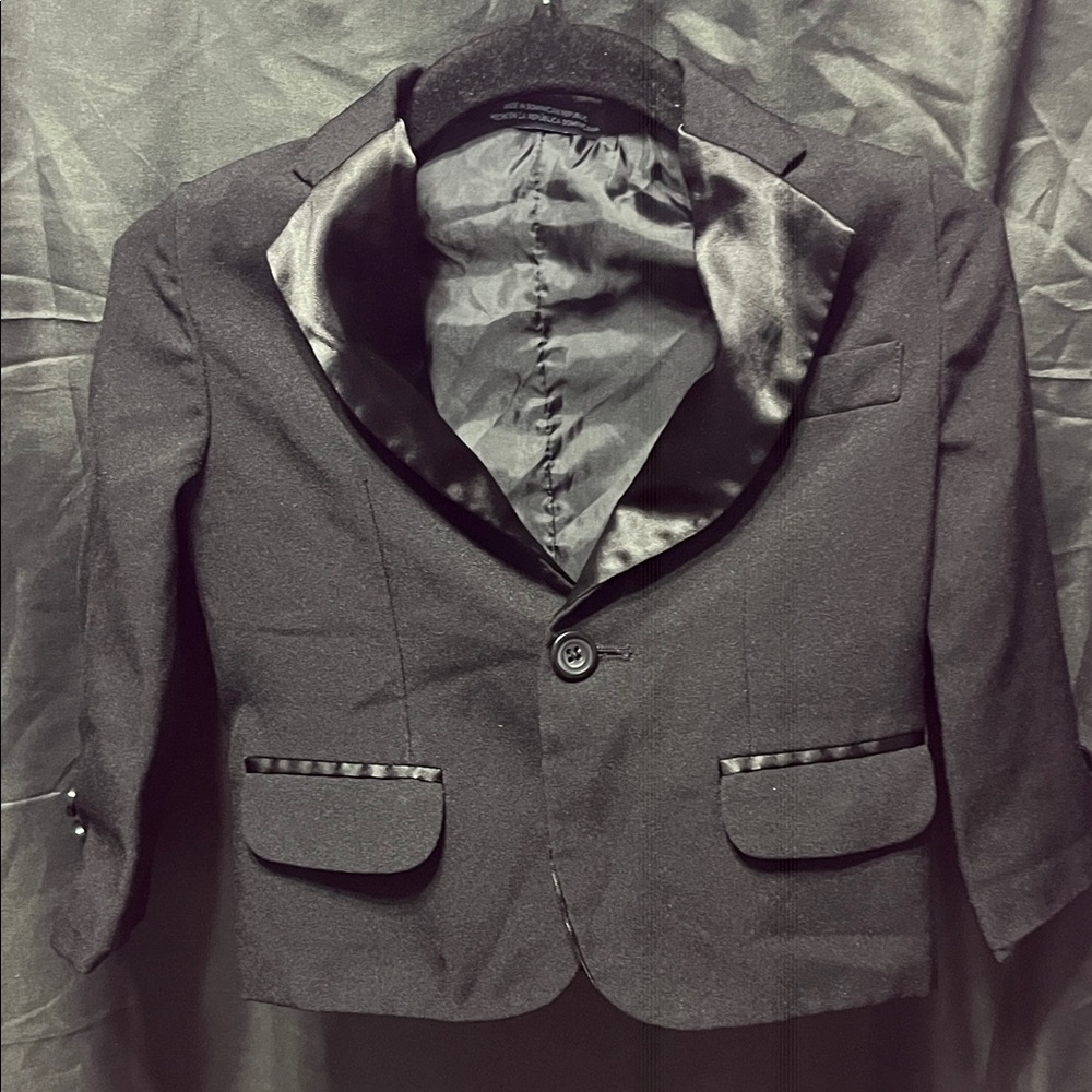 Stylish Black Kids Blazer